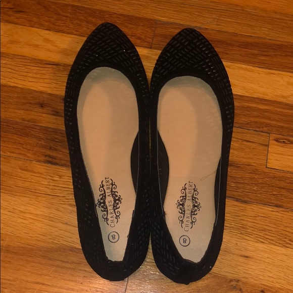 Charles Albert Black Flats - Picture 2 of 2